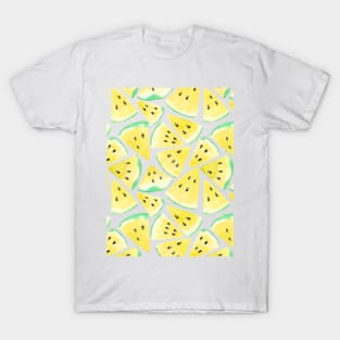 Yellow watermelon slices pattern T-Shirt